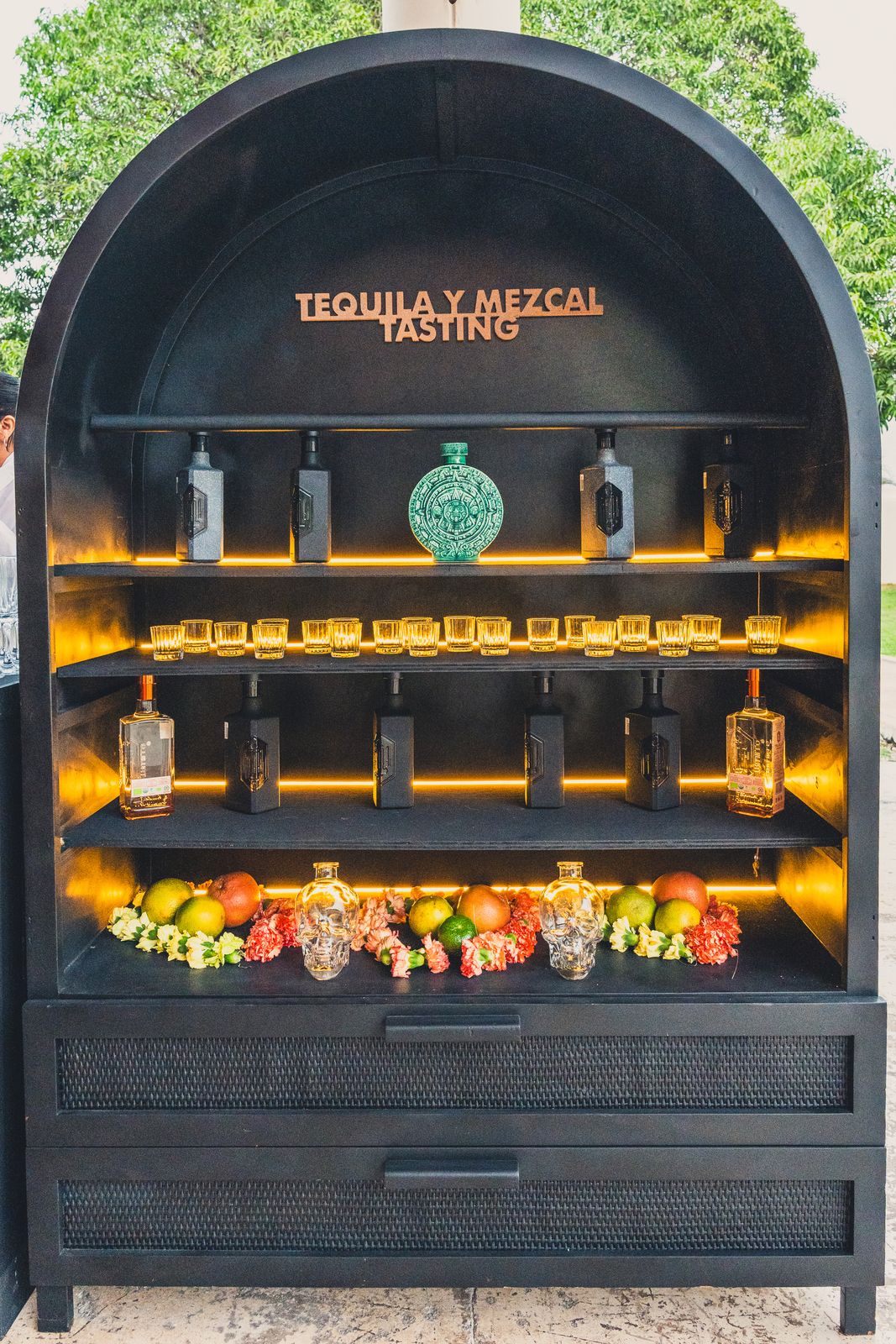 Bar de tequila y mezcal para la preboda